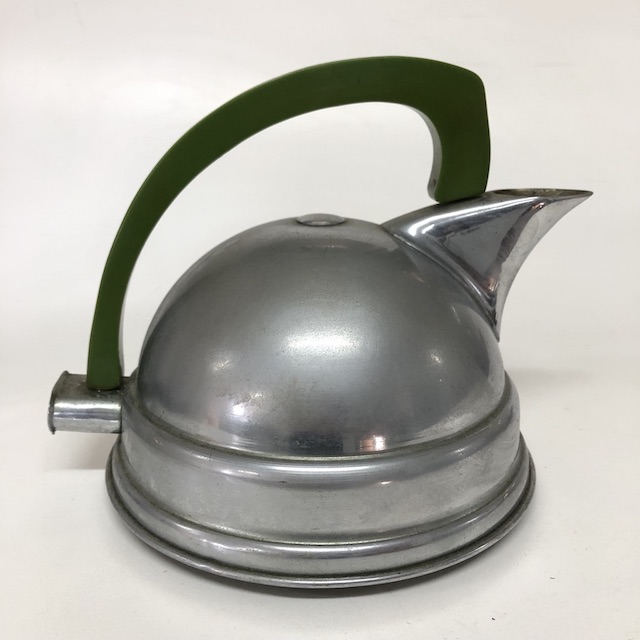 KETTLE, Electric Deco Style Green Handle